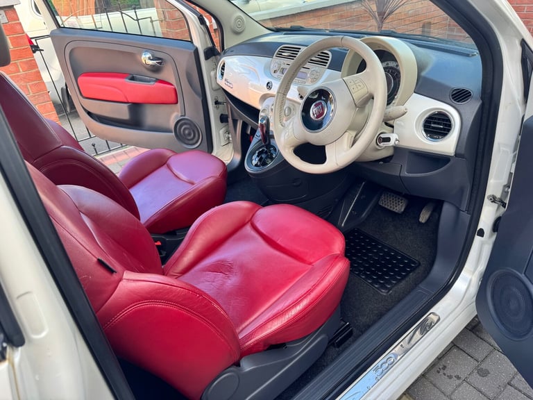 2010 Fiat 500 1.2 Lounge 3dr Dualogic [Start Stop] HATCHBACK Petrol Automatic