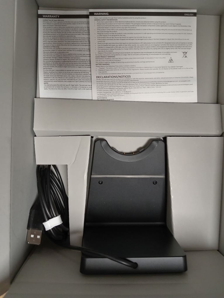 Brand new, in box: Jabra Evolve2 65 MS Stereo USB-C with Charging Stand – Black (Hillhead area)