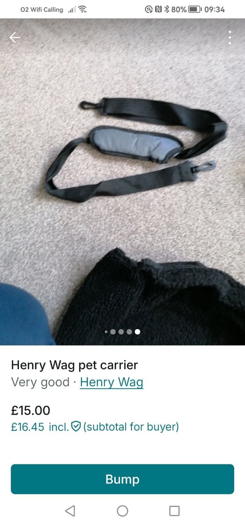 Waag Dog car seat carrier