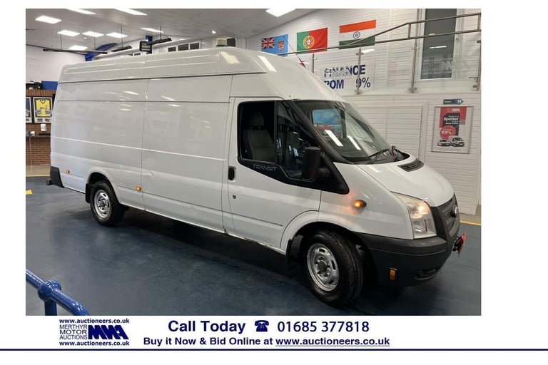2013 Ford Transit T350 L4H3 2.2TDCI 155PS RWD XLWB HIGH ROOF JUMBO VAN PANEL VAN Diesel Manual