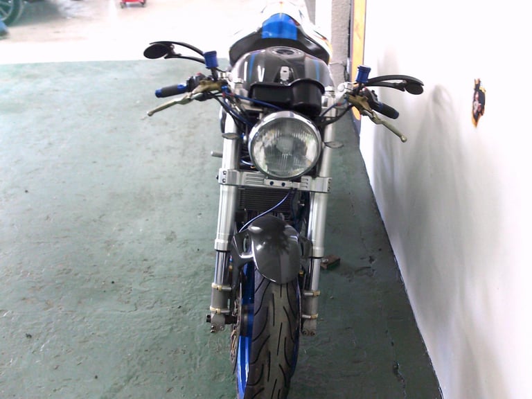 1997 R-reg Ducati 600 Monster streetfighter in multi colours