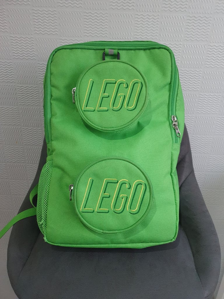 Lego bag and lunch box
