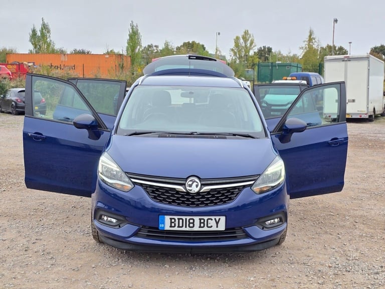 2018 Vauxhall Zafira 1.4i Turbo SRi Nav MPV 5dr Petrol Auto Euro 6 (140 ps) MPV Petrol Automatic