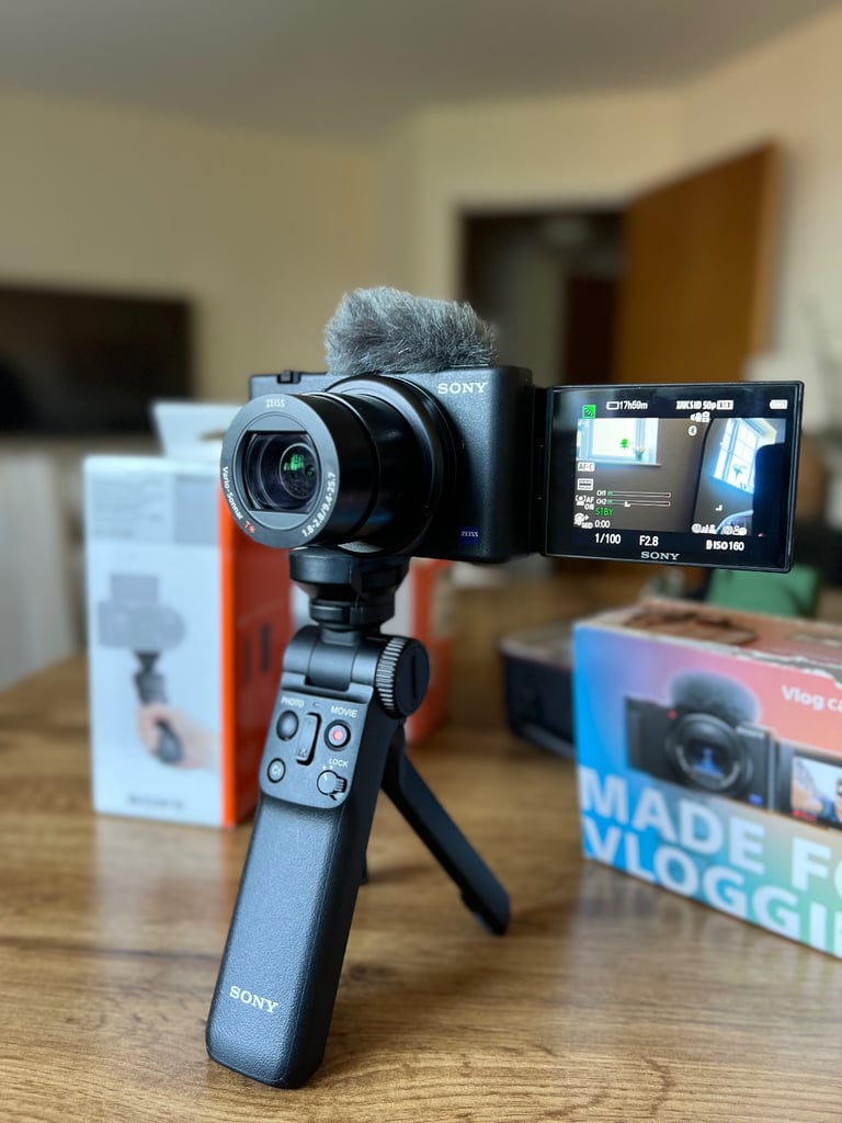 image for Sony Vlog camera ZV-1 | Digital Camera (4K Video) | bundle 