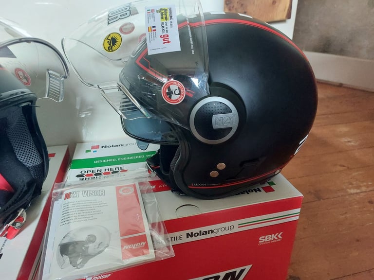 Nolan N21 with Visor Amarcord Helmets Large and Small