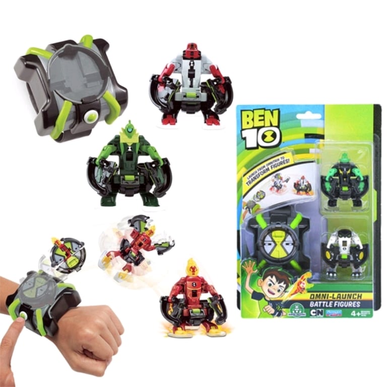 image for Ben 10 Alien Force Omni-Launch Battle Watch With 2 Foldable Figures