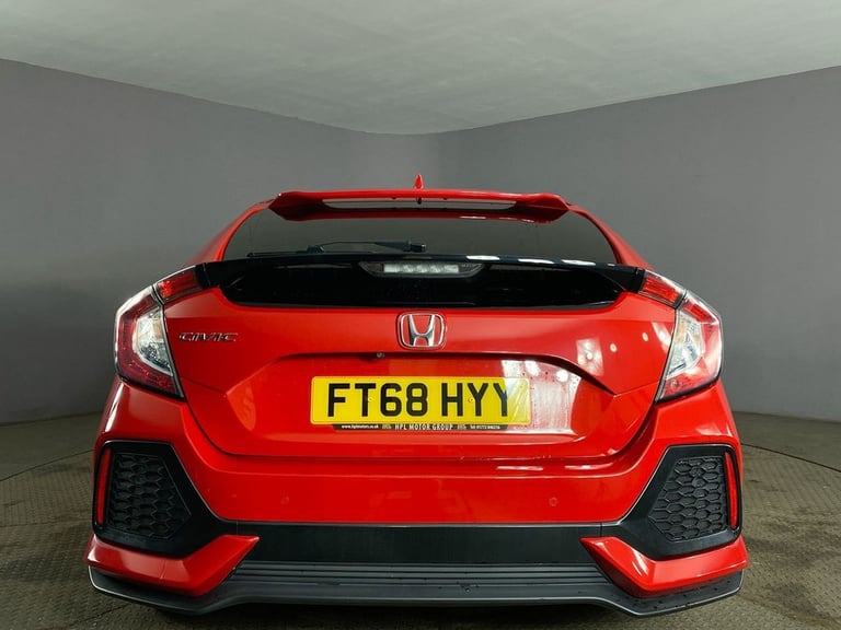2019 68 HONDA CIVIC 1.0 VTEC TURBO SR HATCHBACK 5DR PETROL MANUAL EURO 6 (S/S) (