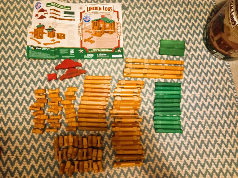 Lincoln Logs 100th Annivesary Tin