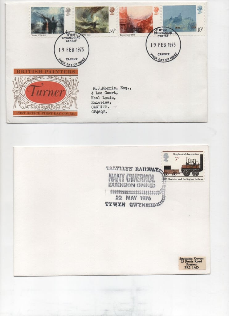 120 Wales first day covers