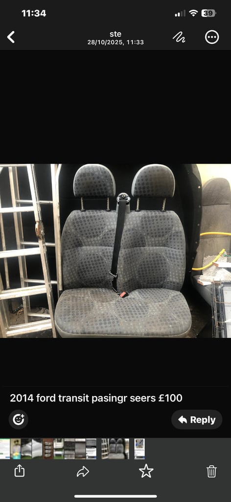 image for Ford transit seats 