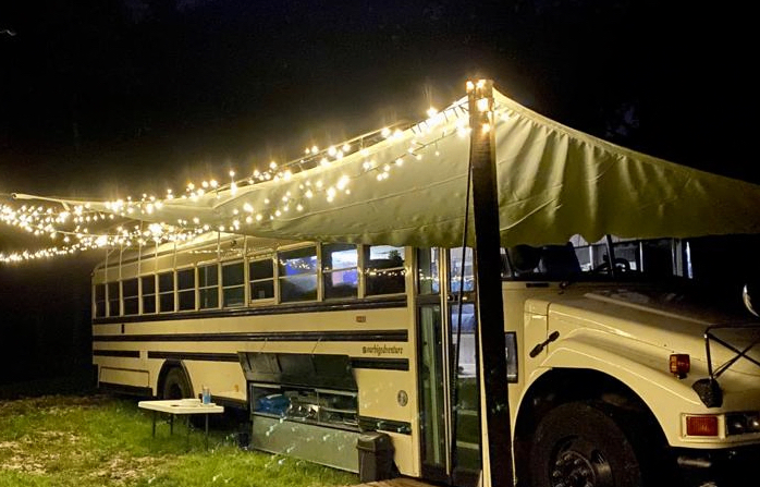 Off Grid Live aboard Skoolie motorhome