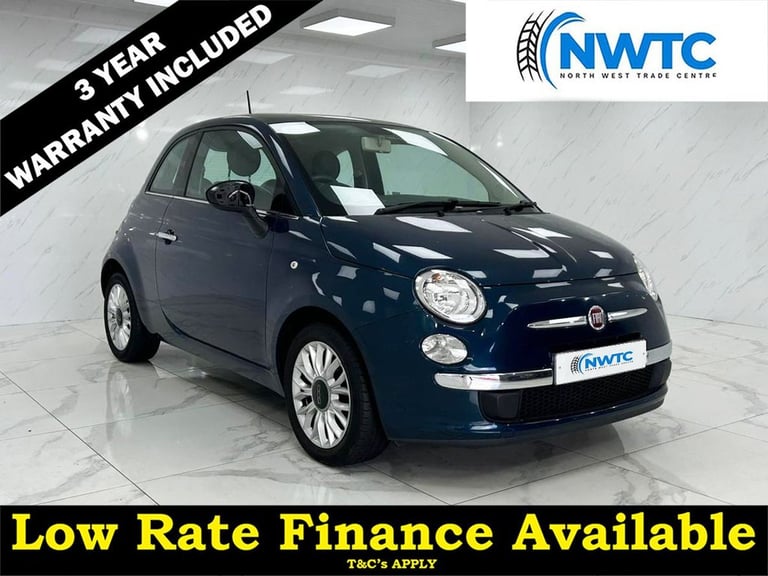 2014 Fiat 500 1.2 Lounge Hatchback 3dr Petrol Manual Euro 6 (s/s) (69 bhp) 8X SERVICES Hatchback ...