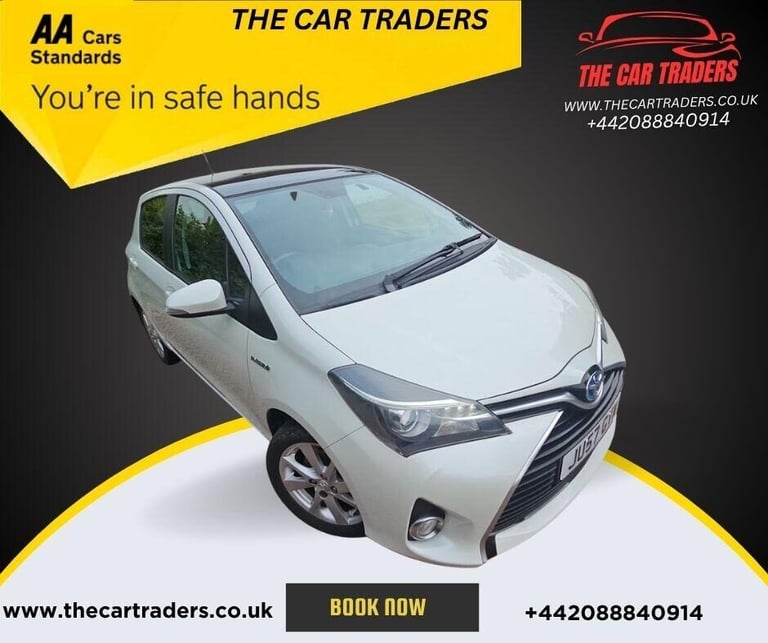 2014 Toyota Yaris 1.5 Hybrid Excel 5dr CVT HATCHBACK PETROL/ELECTRIC Automatic