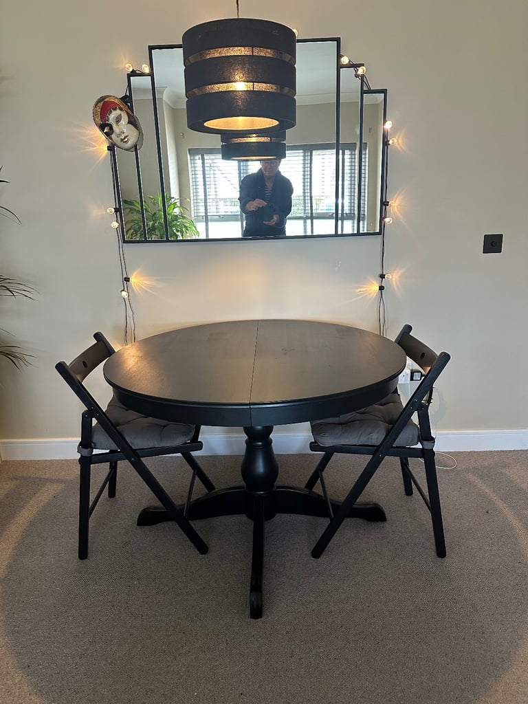 Ikea Ingatorp dining table and chairs