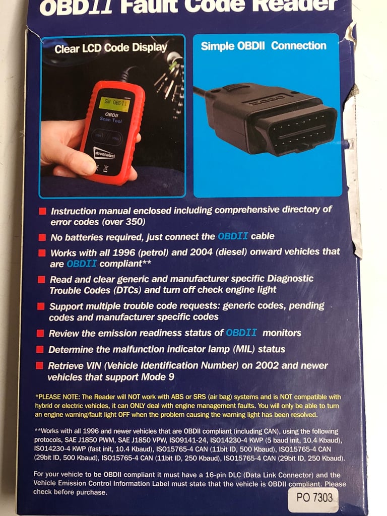 Streetwize code reader 