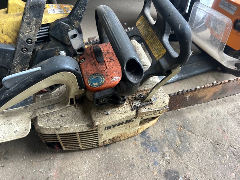 Stihl chainsaw and McCullough trimmer