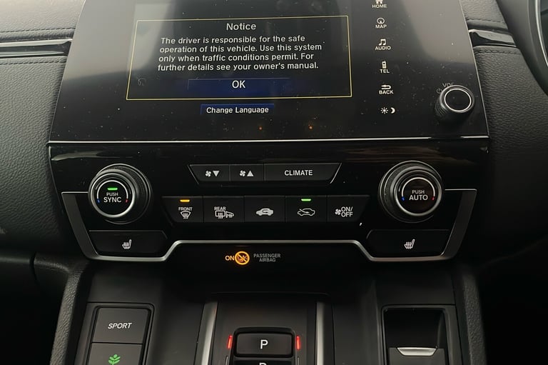  Honda Cr V 2.0 H I Mmd Sr Suv 5dr Petrol Hybrid Ecvt Euro 6 s/s 184 Ps Petrol