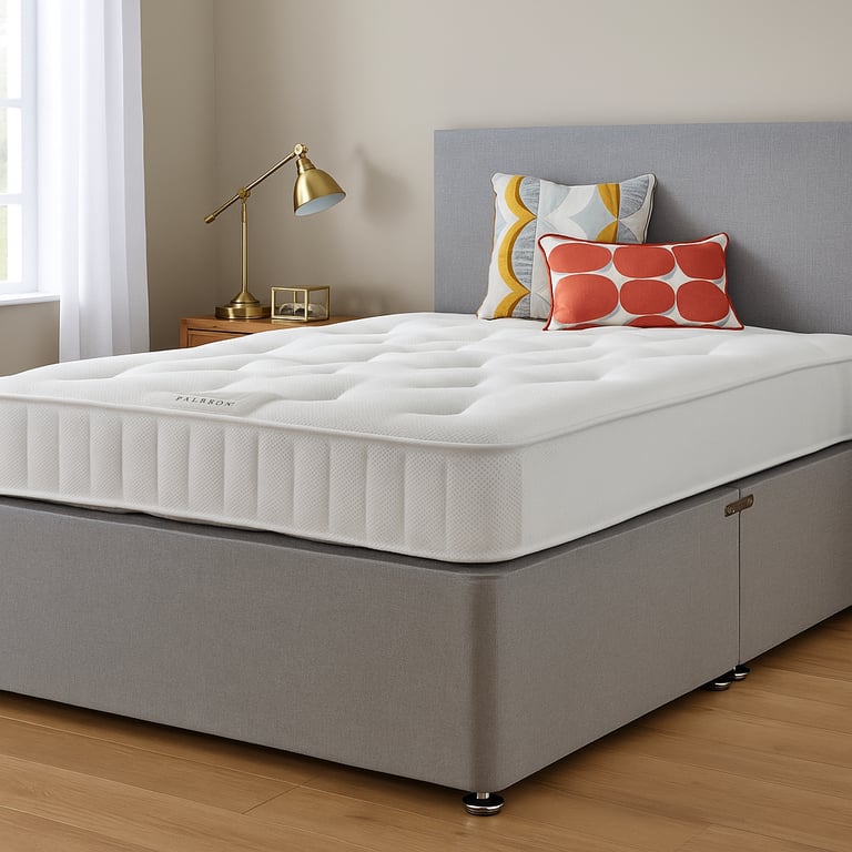 image for Comfortable Divan Bed with Orthopaedic Mattress Support and Sleek Storage Drawers