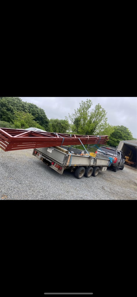 Farm shed steel frame 