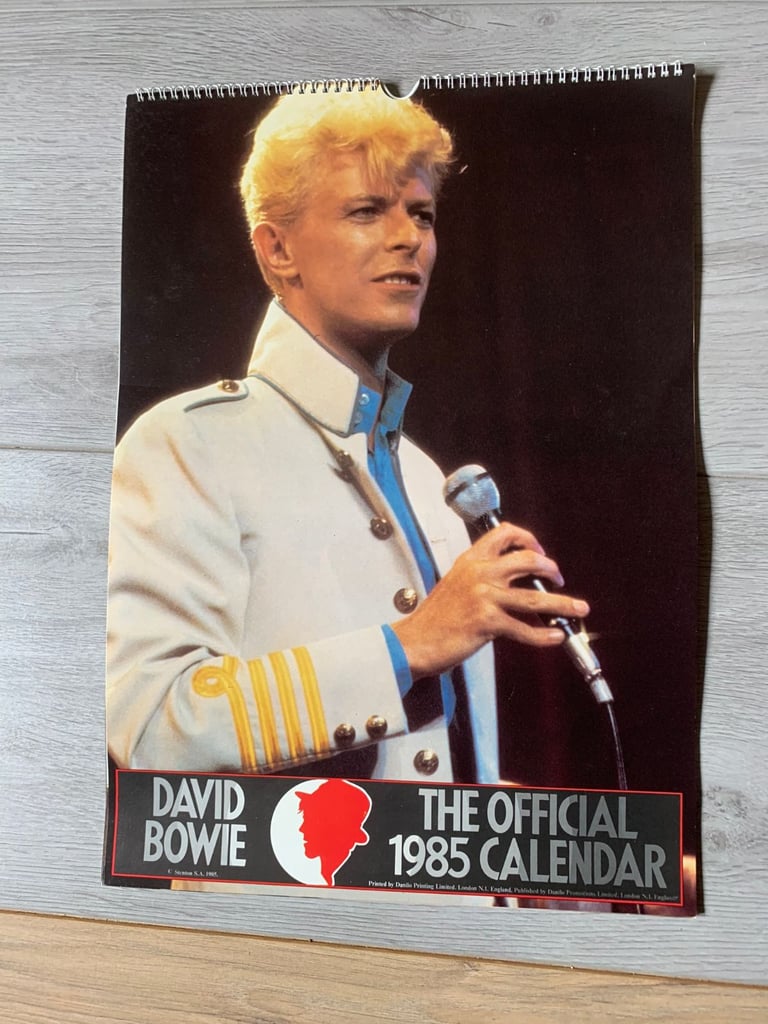 image for David Bowie Official 1985 Calendar calendar UK Danilo Official 1985 calendar