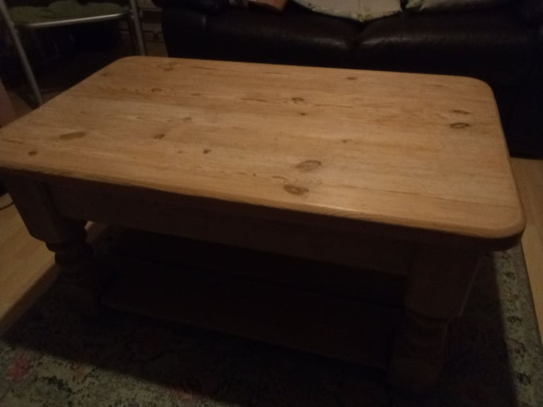 image for Solid pine coffee table 