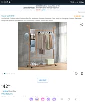 Brand New Bamboo Clothes Rack 