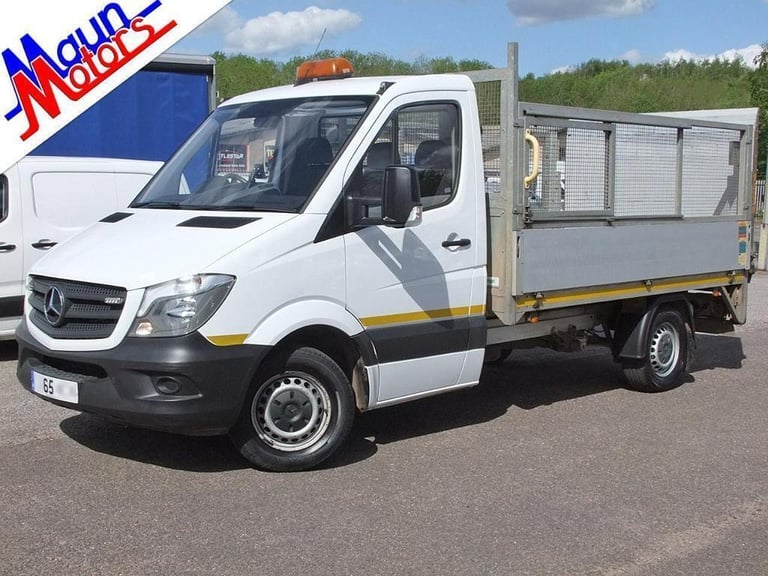 2015 "65" Mercedes-Benz Sprinter 313 CDI DROPSIDE with TAIL LIFT & CAGE Sides, 