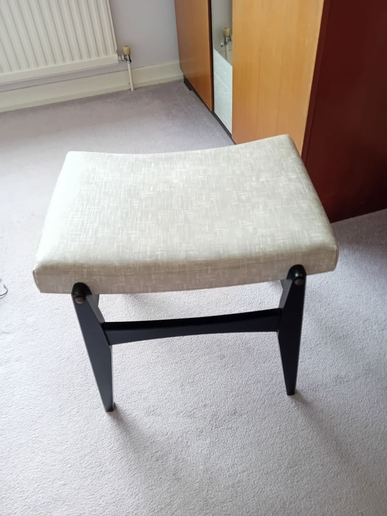 image for Mid century stool, originally for dressing table