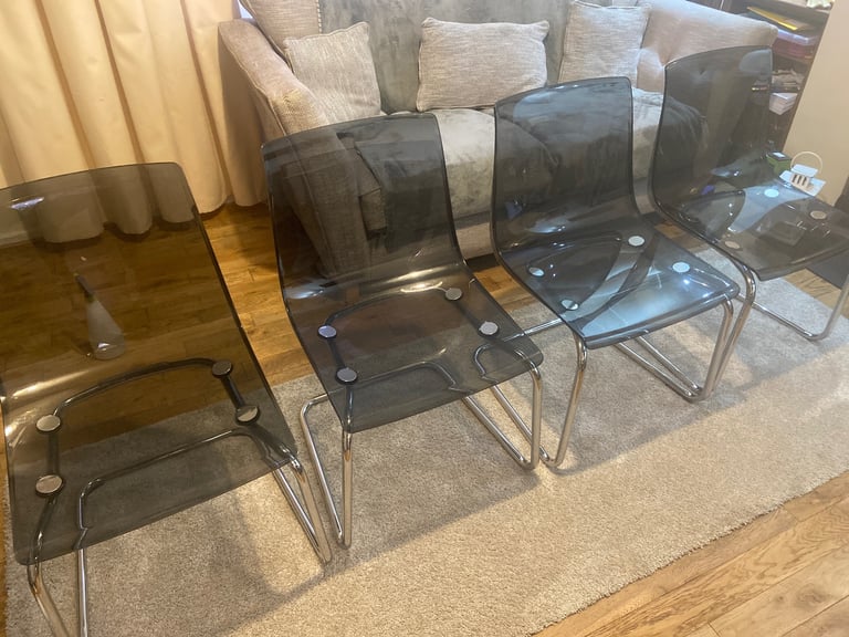 image for Bargain Tobias dining chairs x4