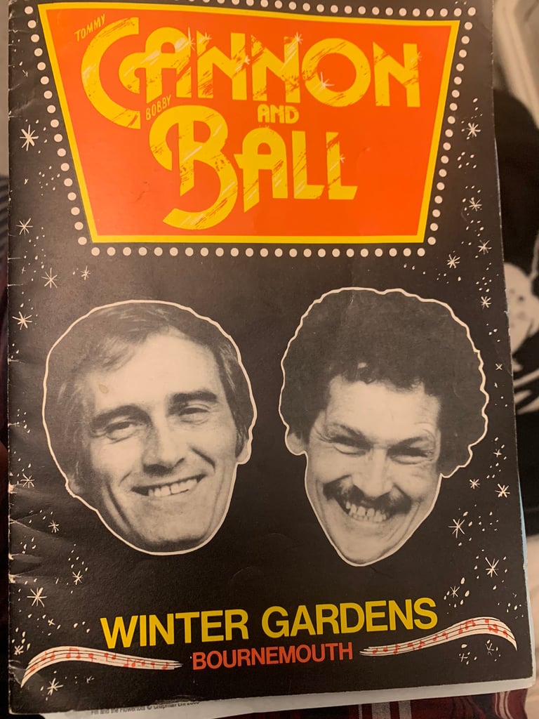 Cannon and Ball autographed 