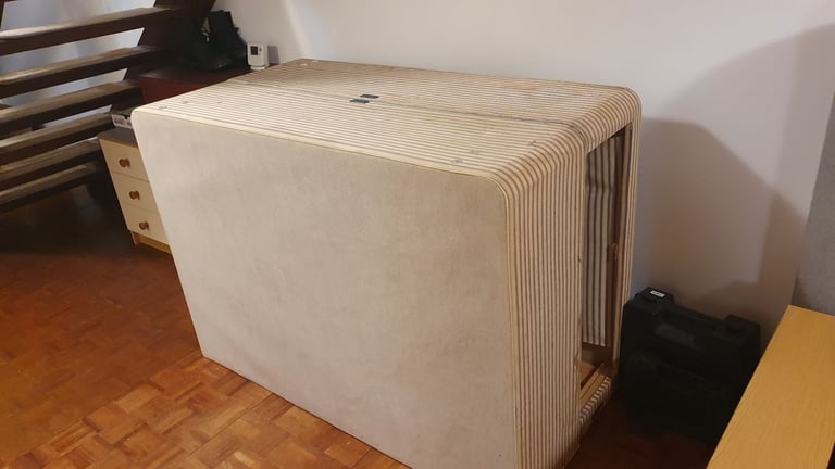 Double divan bed base