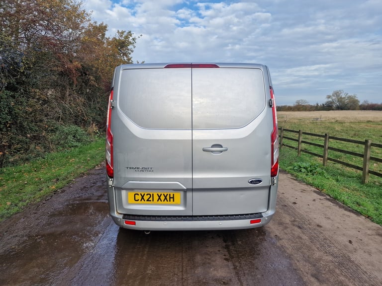2021 Ford Transit Custom Silver LWB  Drives Perfect  7m MOT  LTD Top Spec