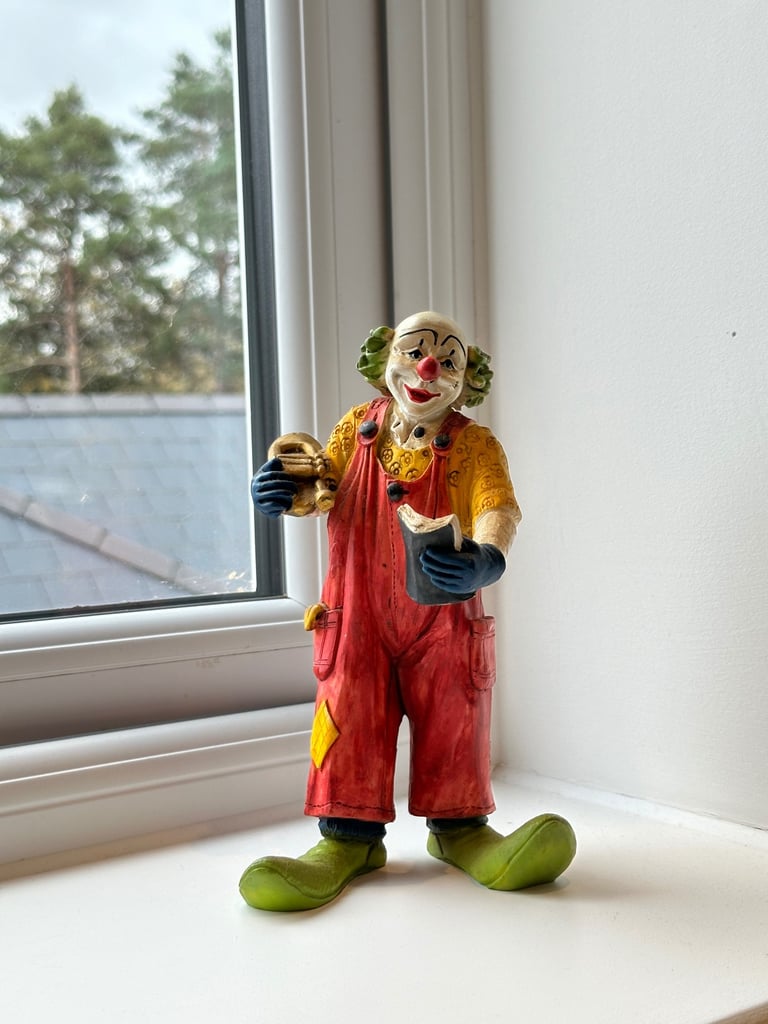 Vintage Goebel Figurine Happy Clowns 20 cm Clown Collectible Figures