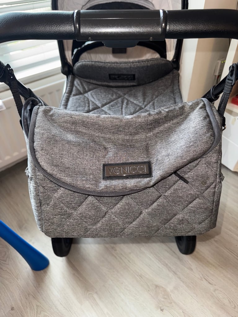 Venicci pram pushchair and carrycot 