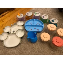 Baby weaning kit bowls beakers and food storage 