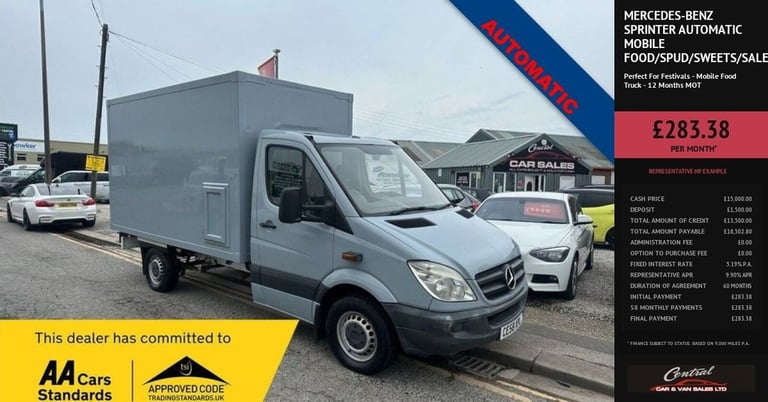 2008 Mercedes-Benz Sprinter Automatic Mobile Food/Spud/Sweets/Sales/Waffle Truck 311 CDI  Box Van...