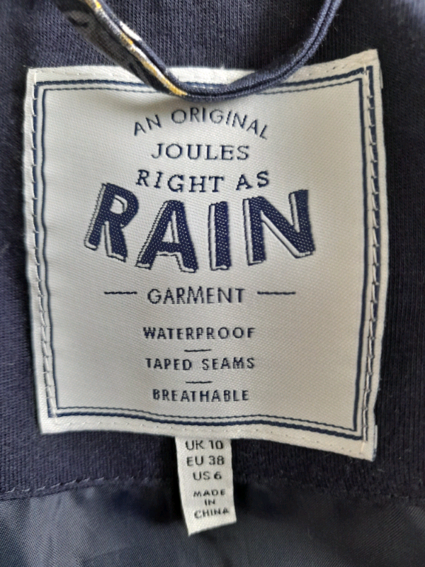 Joules clearance raincoat sale