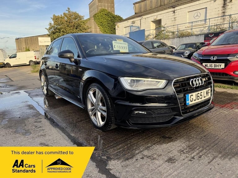 AUDI A3 2.0 TDI S line Sportback S Tronic Euro 6 (s/s) 5dr (Nav) 2015