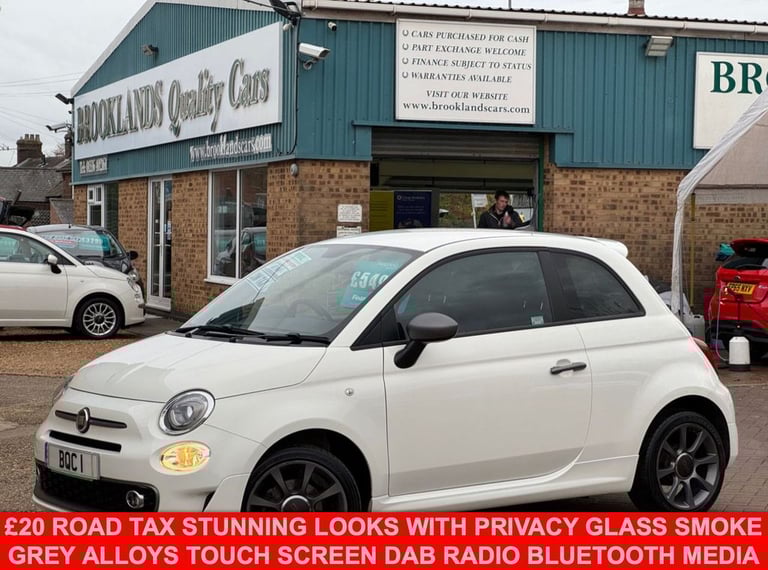 2016 Fiat 500 1.2 S Hatchback 3 Door Bossanova White Petrol Manual Euro 6 (s/s) (69 bhp) Hatchbac...