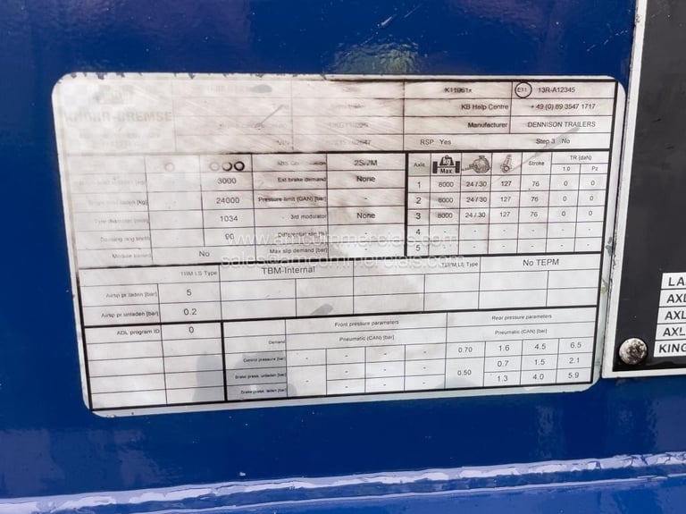 DENNISON SLIDING SKELETAL TRAILER