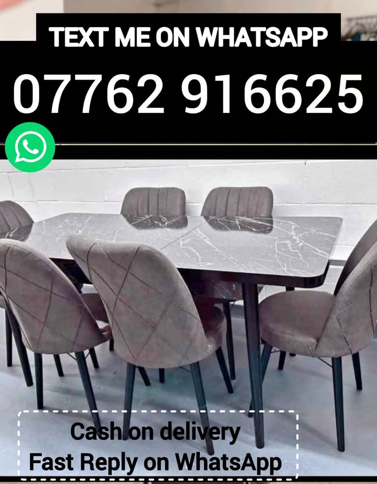 image for Dining Table and 6 chairs.