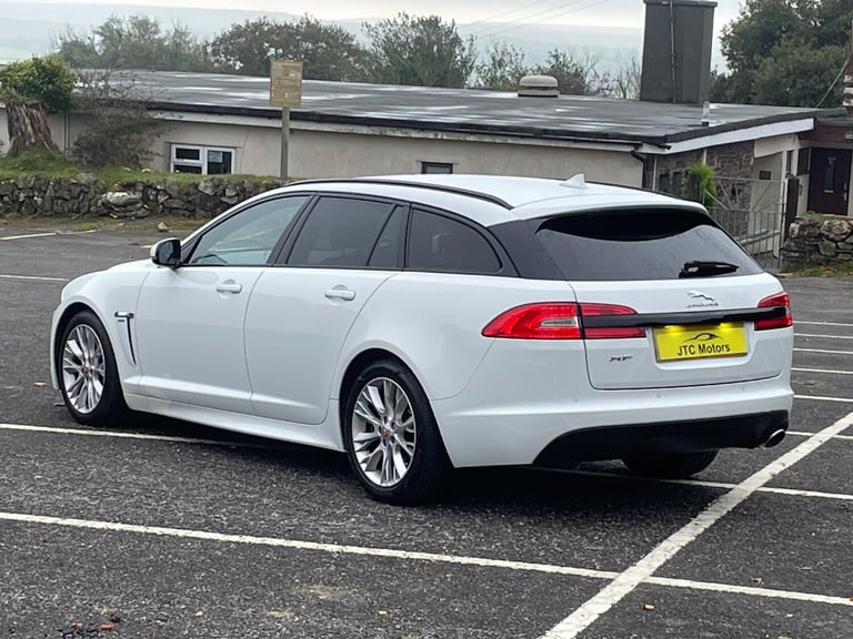 JAGUAR XF 2.2d [200] R-Sport Estate Auto, diesel, white + NOW SOLD 2014