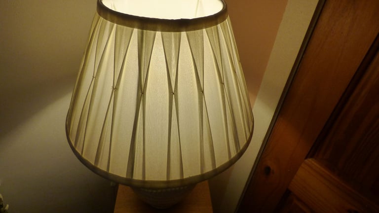 Beautiful Cream Ceramic Table Lamp