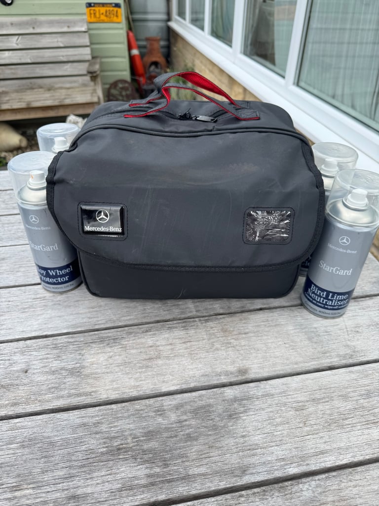 Mercedes original New car cleaning kit. Comes with brand-new road safety equipment. | in Bath ...