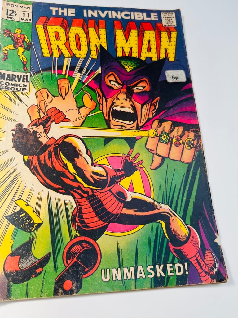 image for Marvel Comics - Iron Man Issue 11 Silver Age Comic (1969) Classic Tuska Cover 6.0 Grade