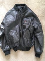 Mens leather jacket size L