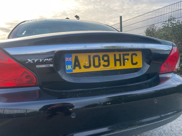 JAGUAR X-TYPE 2.2 D SOVEREIGN 09 REG BLACK 4 DOOR SALOON MOT DECEMBER 12TH 2025 SERVICE HISTORY