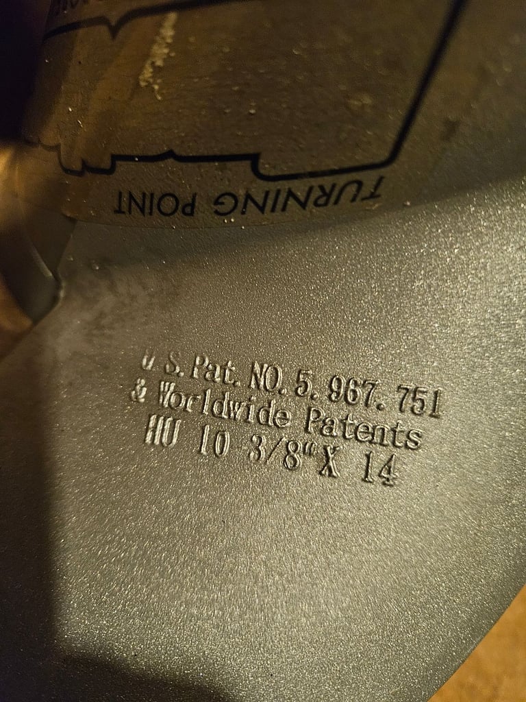 Turning point outboard propeller 14 Pitch 