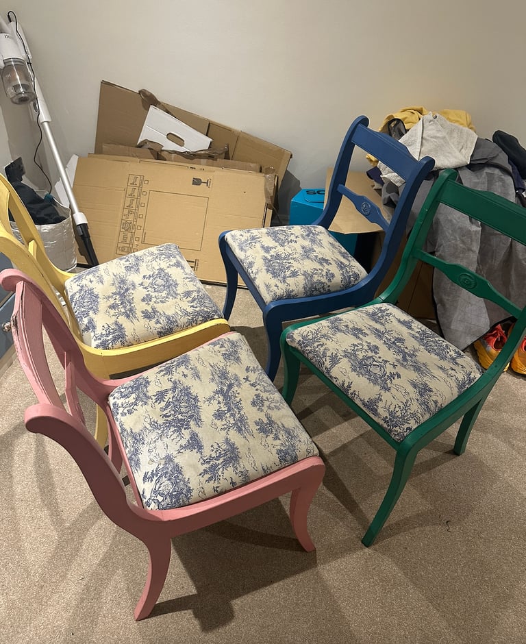 4 Colourful Chairs