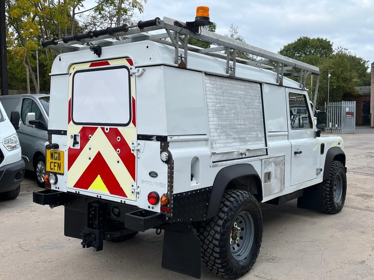 2011 LAND ROVER DEFENDER 110 4X4 PICK-UP HARD TOP UTILITY WITH PTO DRIVEN WINCH